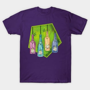 Retro lamps: Bottle Lighting T-Shirt